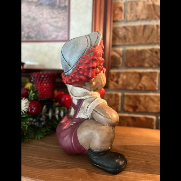 Rare Vintage 1950’s Raggedy Andy Hand Painted Porcelain Sculpture - Picture 5 of 6